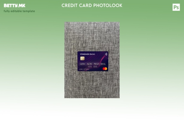 модерен стил на предниот шаблон за мастер картички со фото изглед на Ангола Stan